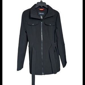 8/$25 London Fog Women's Black Jacket soft shell size small